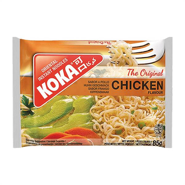 Koka Oriental Chicken Instant Noodles Imported